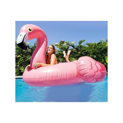 Riesiger aufblasbarer flamingo-insel-pool 218 x 211 X136 cm