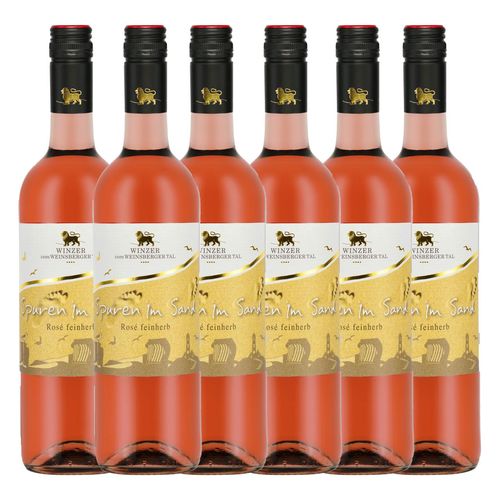 Württemberger Rosé Qba Feinherb "Spuren Im Sand" 0,75L 6er Karton