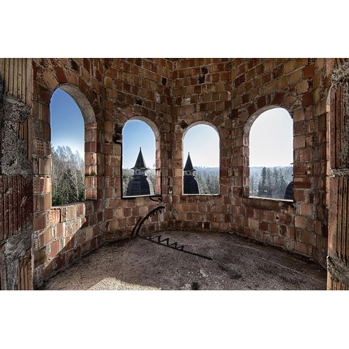 Papermoon Fototapete »Verlassenes Schloss«