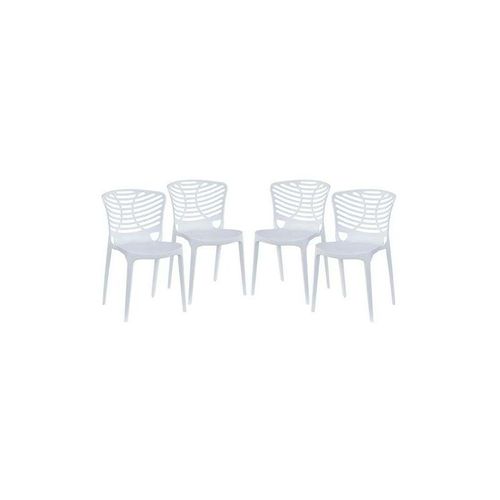 Stuhl moderna Design Haus Positano weiß Positano