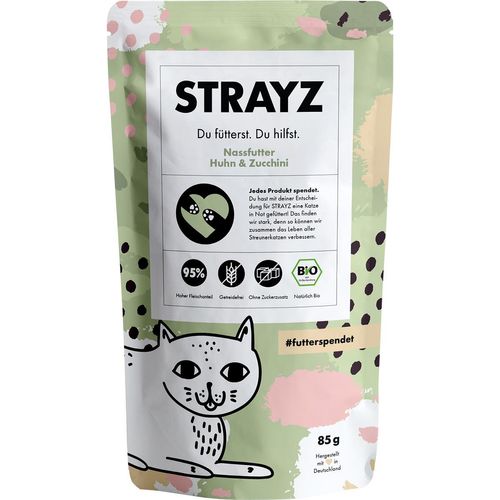 STRAYZ Bio Huhn & Zucchini 14x85g