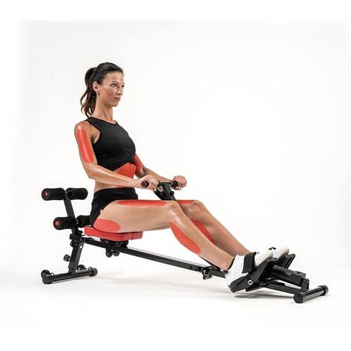 RowShaper – Rudergerät für Zuhause – klappbar – Fitnessgerät für Cardio & Krafttraining – lcd Display für das Heimtraining – bis zu 120 kg belastbar