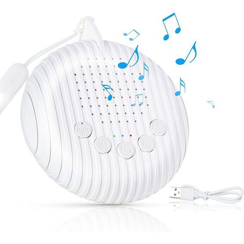 Weißes Rauschgerät – 10 beruhigende Naturgeräusche – tragbares Mini-Schlafgeräuschgerät für Babys, Kinder und Erwachsene, Geräuschreduzierung für