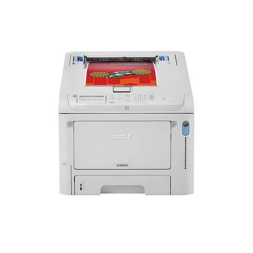 OKI C650dn Farb-Laserdrucker grau