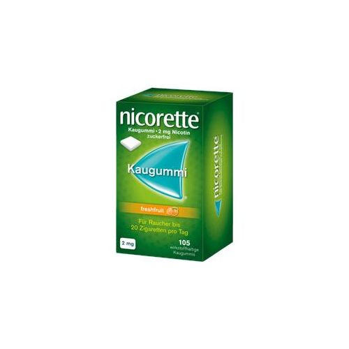 Nicorette Kaugummi 2 mg freshfruit 105 St