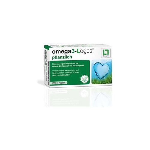 Omega3-Loges pflanzlich Kapseln 60 St