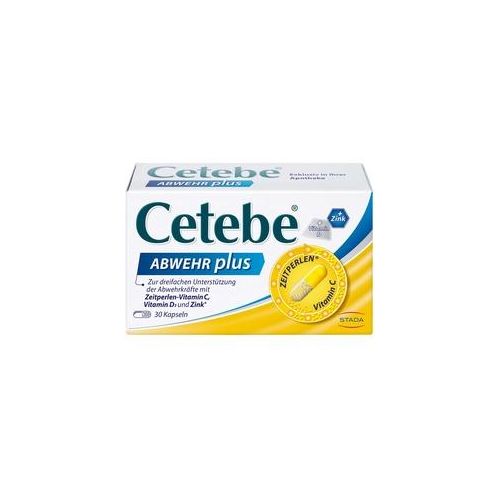 Cetebe Abwehr plus Vitamin C+Vitamin D3+Zink Kaps. 30 St