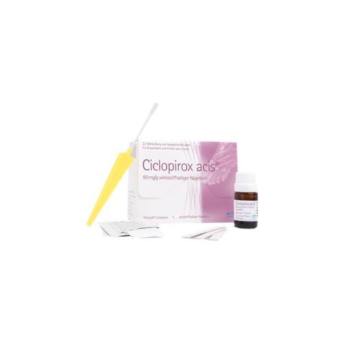 Ciclopirox acis 80 mg/g wirkstoffhalt.Nagellack 6 g