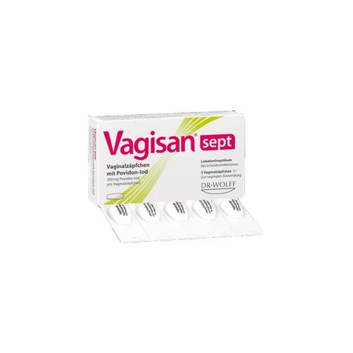 Vagisan sept Vaginalzäpfchen mit Povidon-Iod 10 St