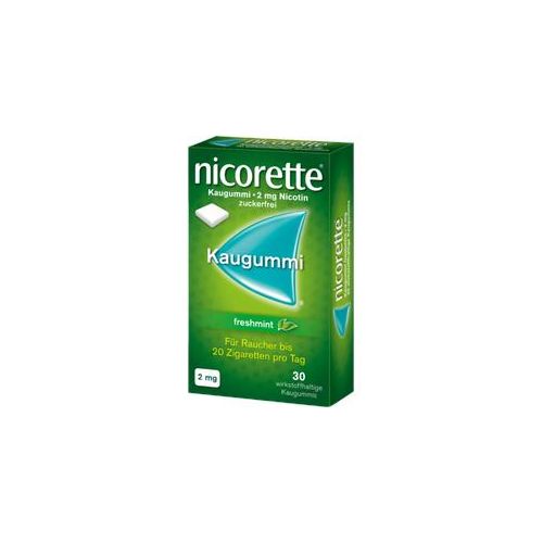 Nicorette Kaugummi 2 mg freshmint 30 St