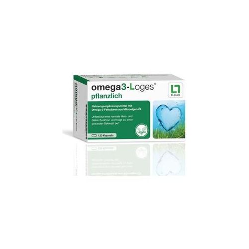 Omega3-Loges pflanzlich Kapseln 120 St