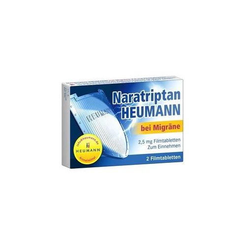 Naratriptan Heumann bei Migräne 2,5 mg Filmtabl. 2 St