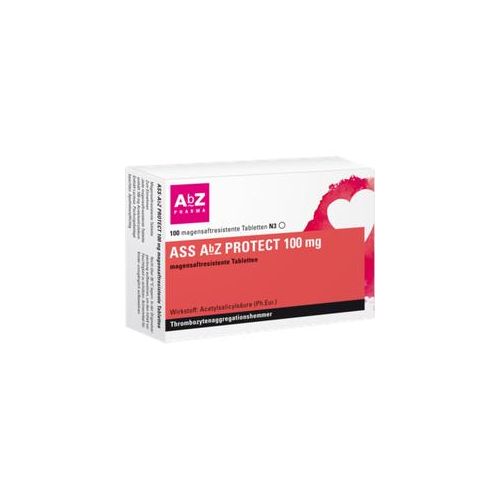 ASS AbZ Protect 100 mg magensaftresist.Tabl. 100 St