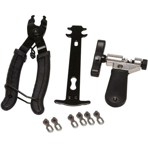 Fahrradketten-Reparatur-Werkzeug-Set, Fahrrad-Master-Gliederzangen-Entferner, Kettenbrecher, Splitterschneider und Kettenwerkzeug