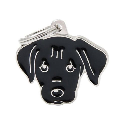 MyFamily Black Labrador ID Dog Tag