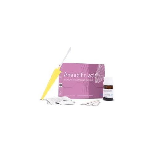 Amorolfin acis 50 mg/ml wirkstoffhalt.Nagellack 3 ml