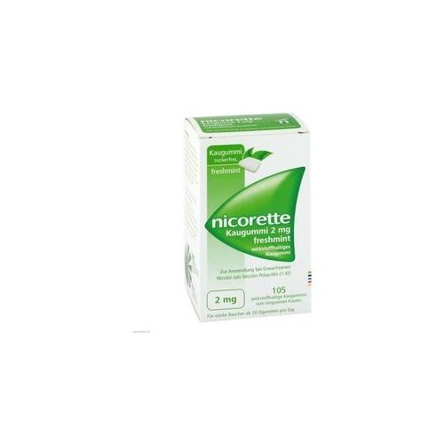 Nicorette Kaugummi 2 mg freshmint 105 St