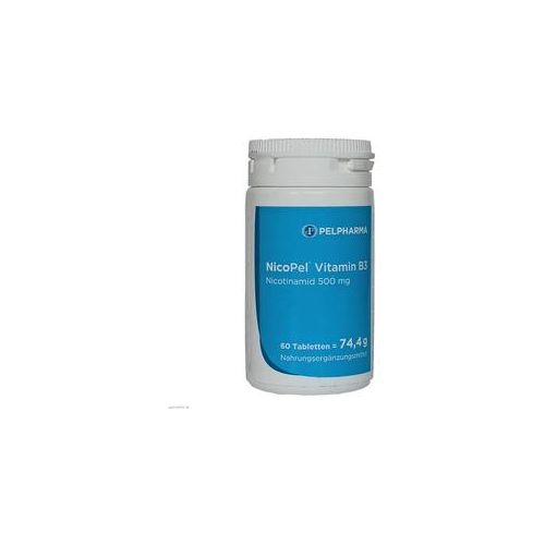 Nicopel Nicotinamid 500 mg Kapseln 60 St