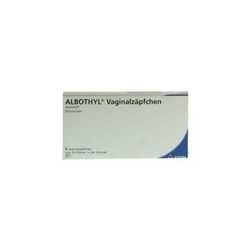 Albothyl Vaginalzäpfchen 90 mg 6 St