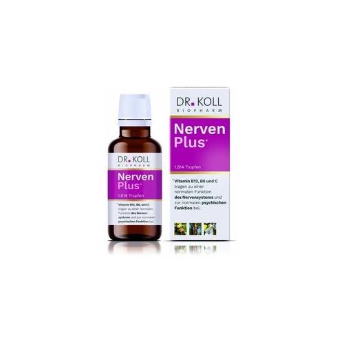 Nerven Plus Dr.Koll Gemmo Kompl.Vit.B12 B6 Tropfen 50 ml