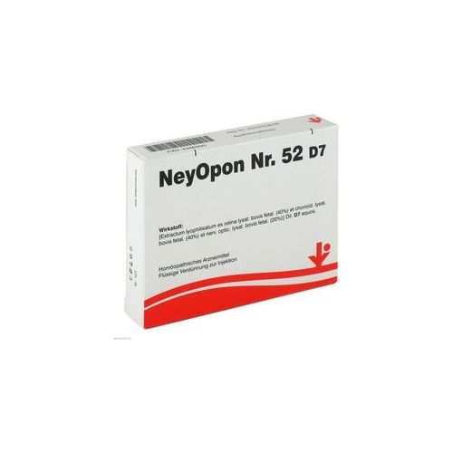 Neyopon Nr.52 D 7 Ampullen 5X2 ml