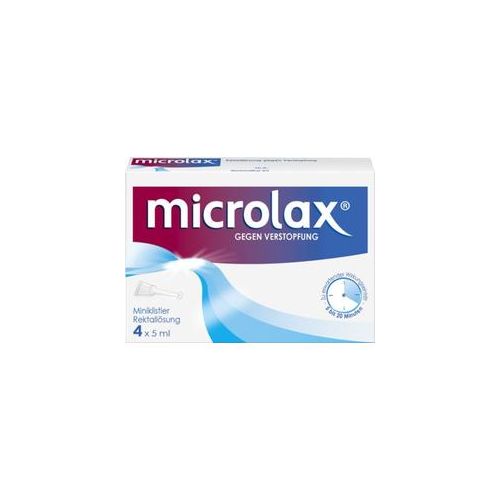 Microlax Rektallösung Klistiere 4X5 ml