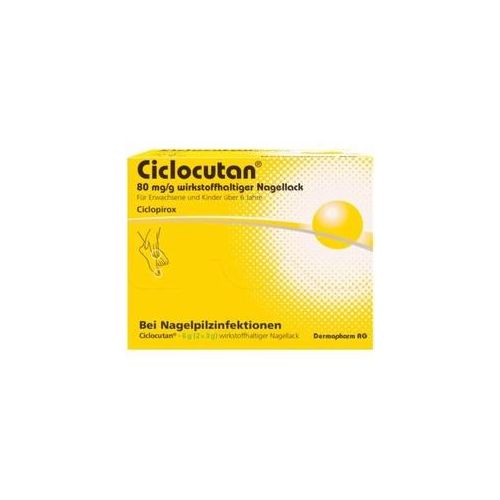 Ciclocutan 80 mg/g wirkstoffhaltiger Nagellack 6 g