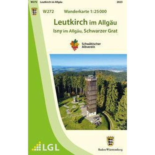 W272 Wanderkarte 1:25 000 Leutkirch im Allgäu, Karte (im Sinne von Landkarte)