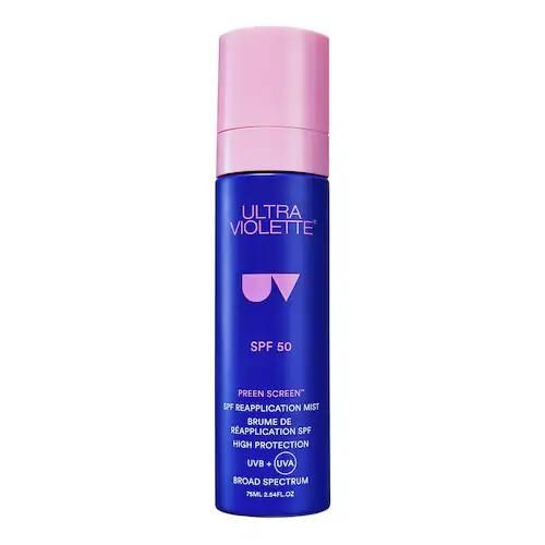 Ultra Violette - Preen Screen Spf50 Skinscreen™ - Sonnenschutz-spray Für Das Gesicht - skinscreen Preen Screen Spf50 Mist 75ml