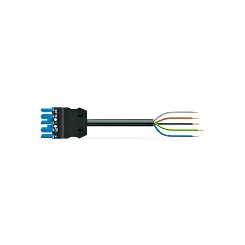 Winsta Connecting cable 2m hf eca socket/open-ended blue