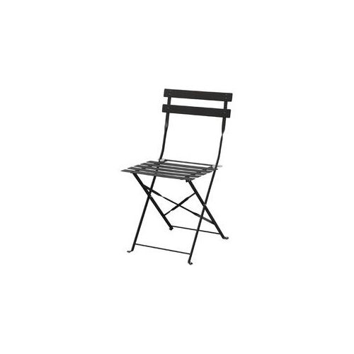 Gastro Stahlstühle Bolero schwarz klappbar – 2 Stück