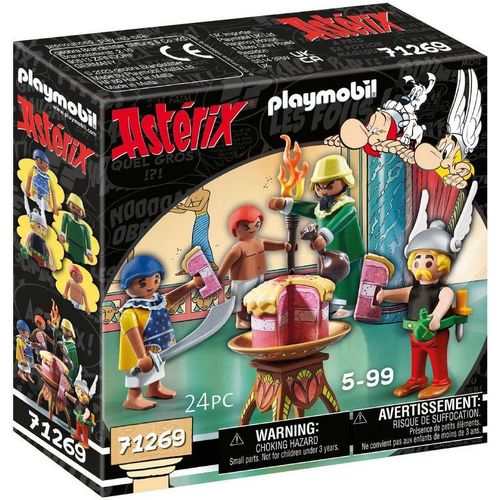 Playmobil® Konstruktions-Spielset Pyradonis' vergiftete Torte (71269), Asterix, (24 St), Made in Europe, bunt
