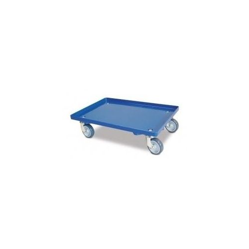 Gastro Transportroller geschlossene Deckfläche blau | Mindestbestellmenge 3 Stück