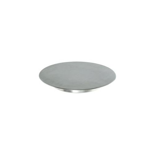 Gastro Schneider Edelstahl Tortenplatte rund mit geschlossenem Boden Ø 331 mm | Mindestbestellmenge 2 Stück