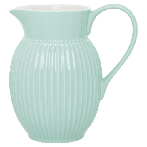 GreenGate Krug aus Steingut Alice, cool mint 1,5L