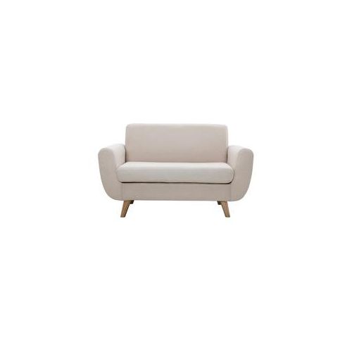 Skandinavisches 2-Sitzer-Sofa in Beige aus massivem Hevea PURE