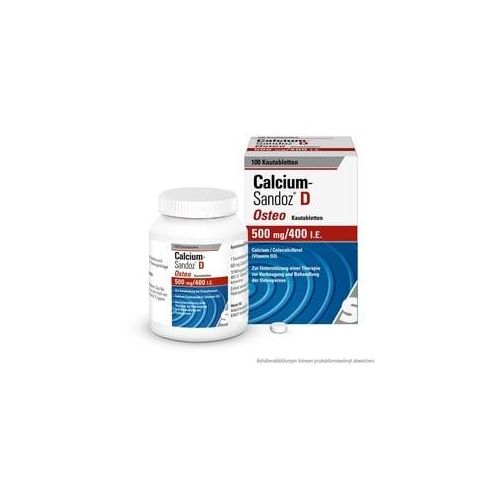 Calcium Sandoz D Osteo 500 mg/400 I.e. Kautabl. 100 St