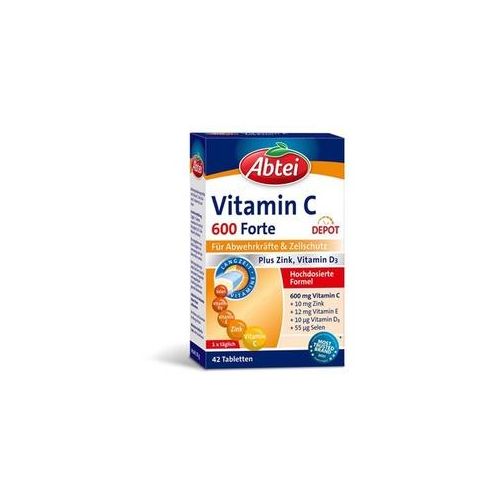 Abtei Vitamin C 600 Forte Tabletten Titandioxidfr. 42 St