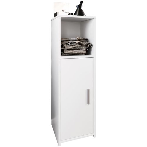 VCM Holz Midischrank Maße: H. 95 x B. 30 x T. 30 cm 1 Drehtür und 1 offenes Fach - Zalo L