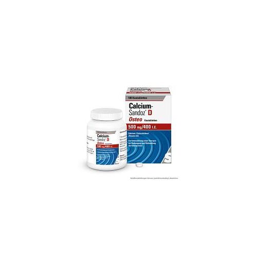 CALCIUM SANDOZ D Osteo 500 mg/400 I.E. Kautabl. 100 St