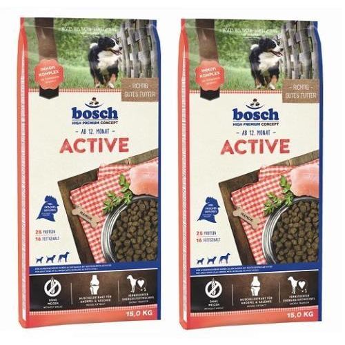 Bosch Active 2 x 15 kg Hundefutter