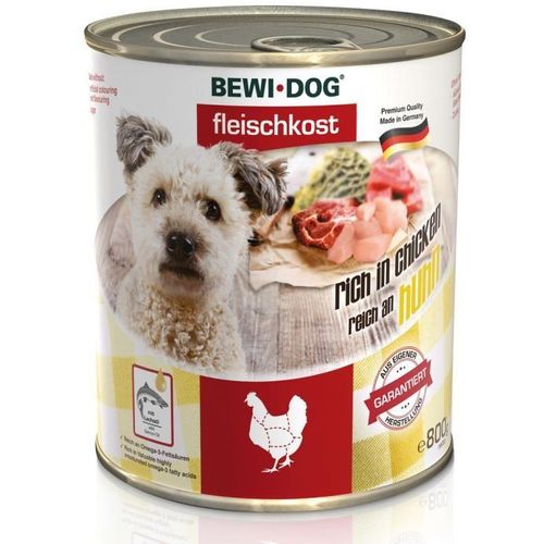 BEWI DOG Reich an Huhn 6 x 800g Dosen Hundefutter