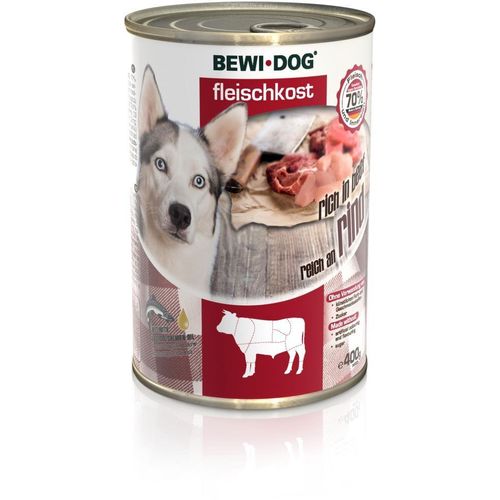 BEWI DOG reich an Rind 6 x 400g Dose Hundefutter