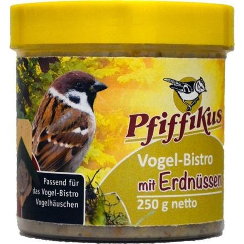 Pfiffikus Vogel-Bistro Erdnüsse 12 x 250g Vogelfutter