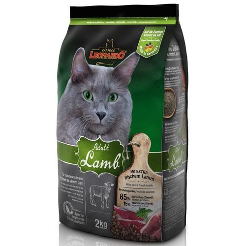 Leonardo Adult Lamb 2kg Katzenfutter mit frischem Lamm