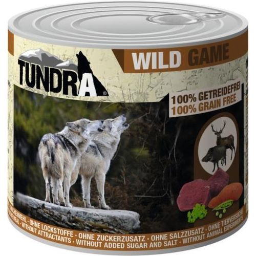 Tundra Wild 6 x 800g Dose Hundefutter Nassfutter