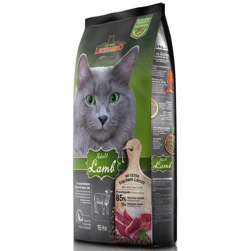 Leonardo Adult Lamb Katzenfutter mit frischem Lamm 15kg Trockenfutter