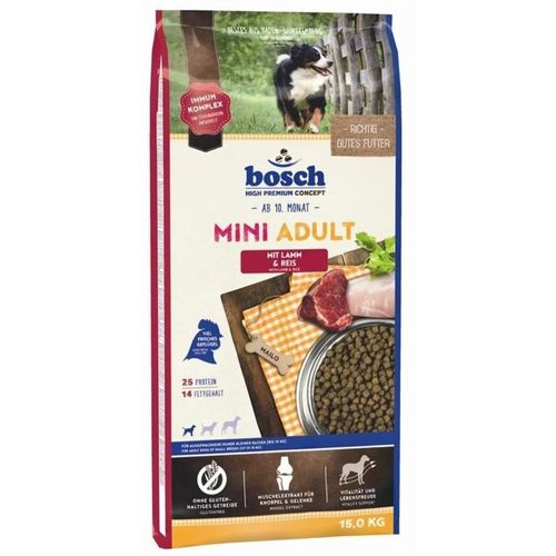 Bosch Adult Mini Lamm & Reis 15kg Hundefutter