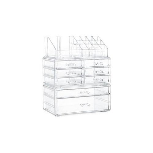 relaxdays Make-Up-Organizer transparent