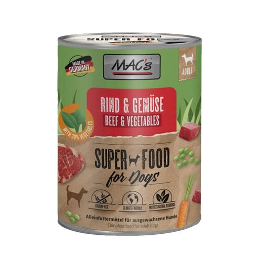 MAC's Dog Rind und Gemüse 12x800g